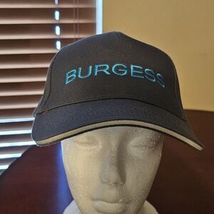 🦉Burgess Yachts Gray Cap with Blue Logo